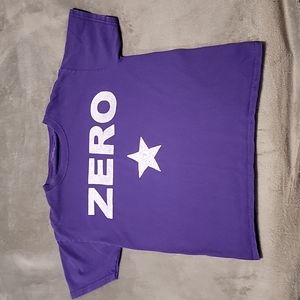 Kids purple Smashing Pumpkins Zero tee (medium)